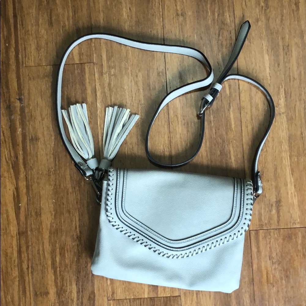 Cute everyday cross body gray bag